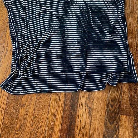 3 for $15 Loft navy and white striped casual top, size medium - Picture 7 of 8